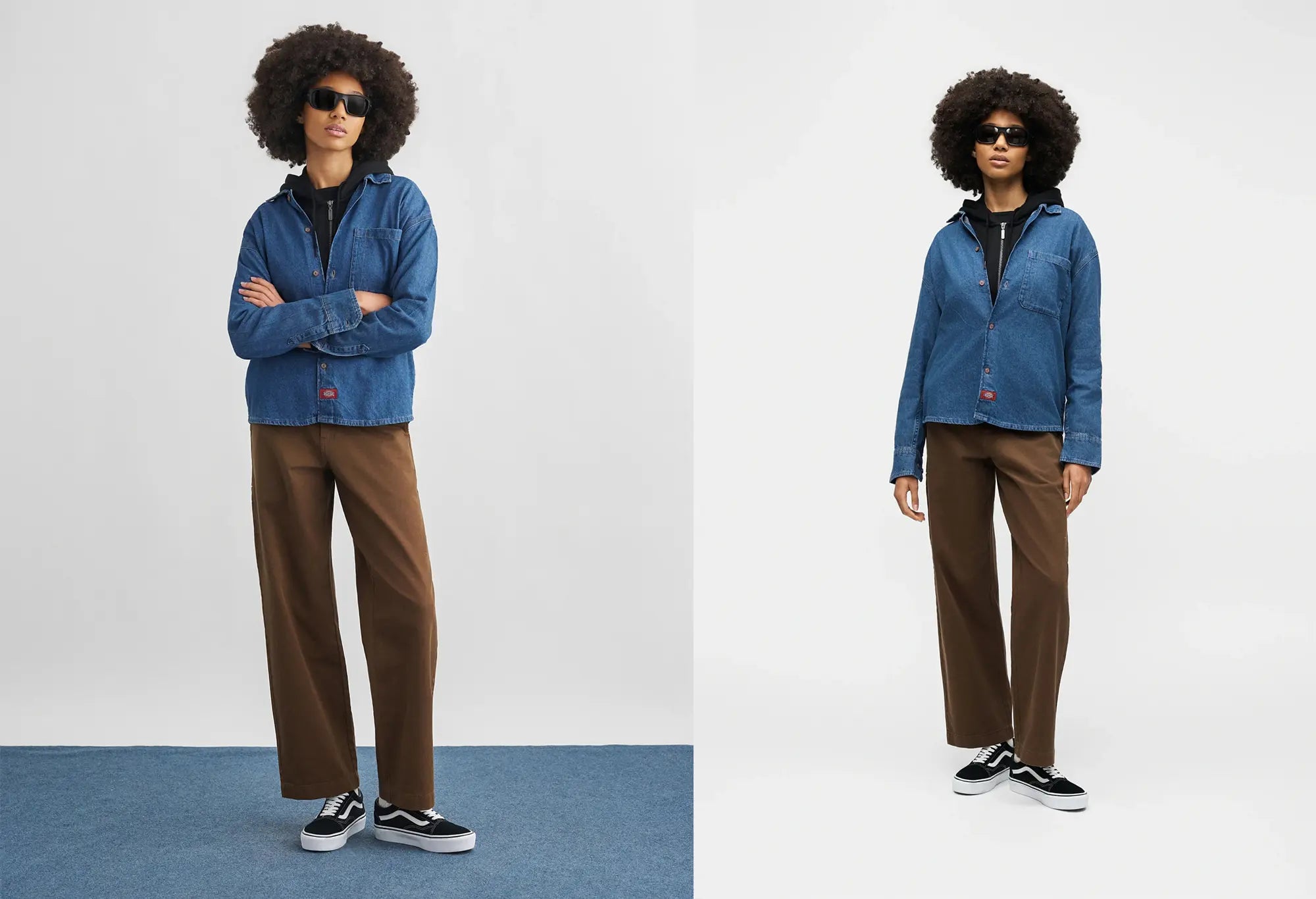 Dickies Chemise en jean - Chemisier Femme - classic blue Dickies