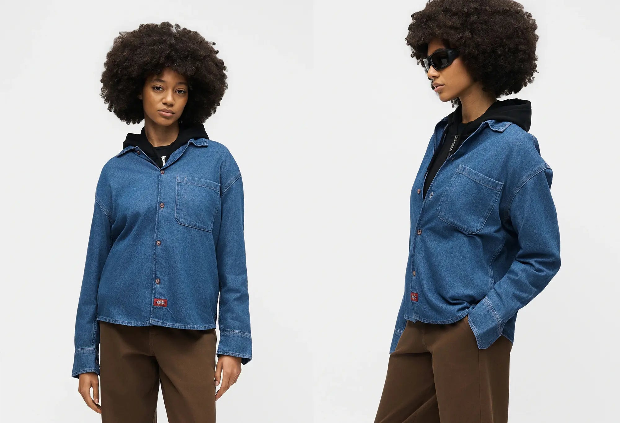Dickies Chemise en jean - Chemisier Femme - classic blue Dickies