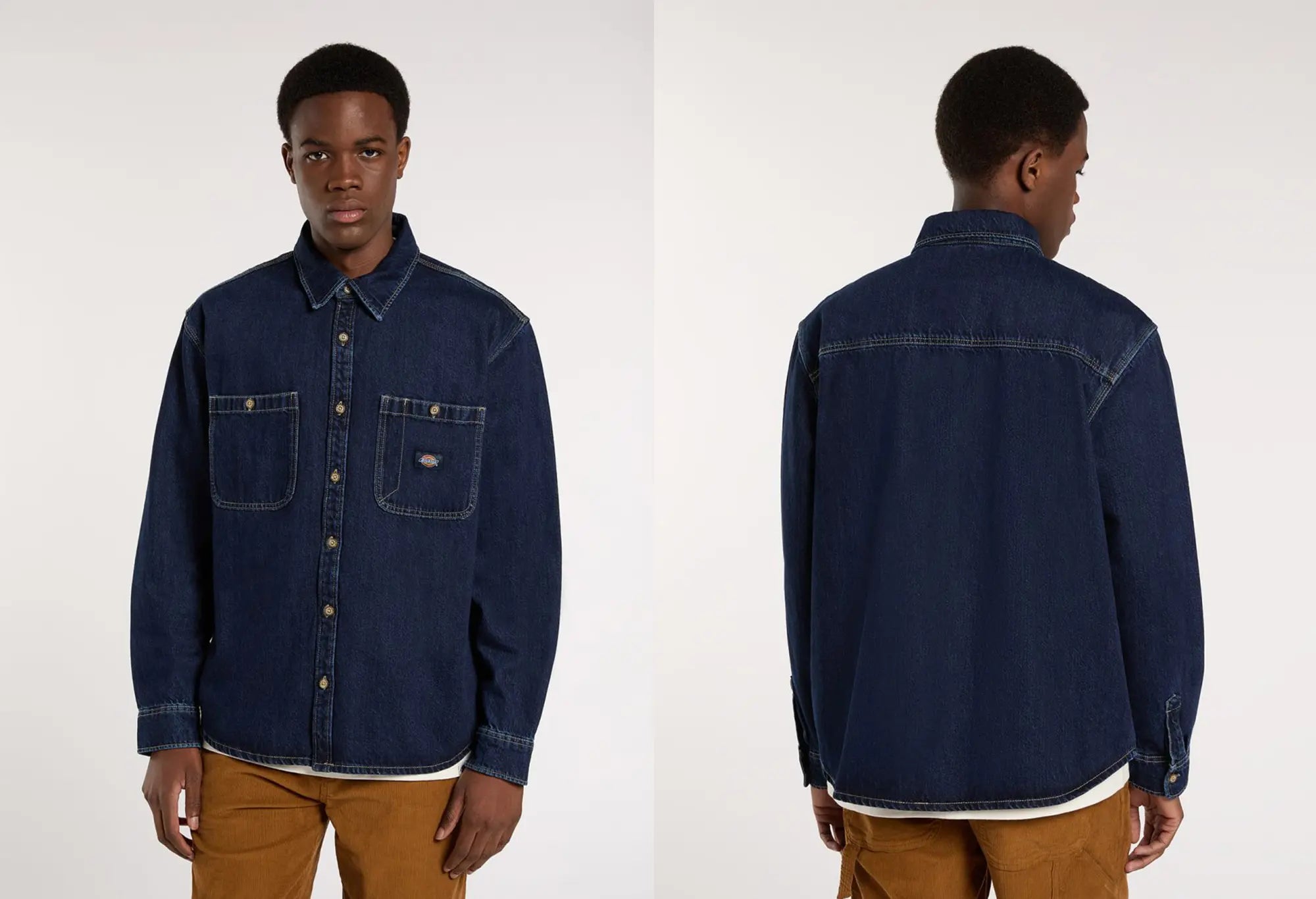 Dickies Chemise en jean à manches longues Mechanic Dark Indigo Dickies