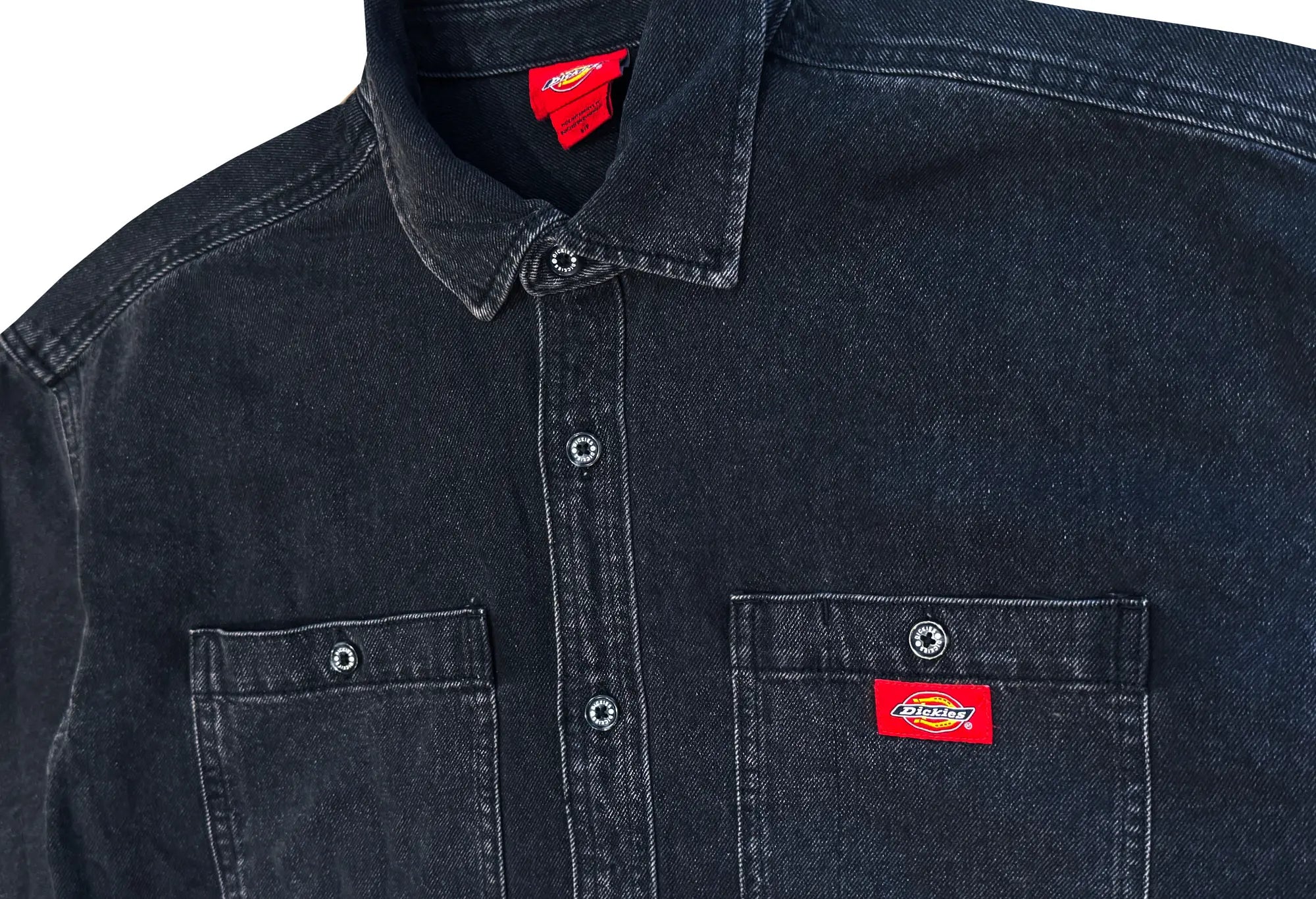Dickies Chemise en jean à manches longues Mechanic - Noir délavé Dickies