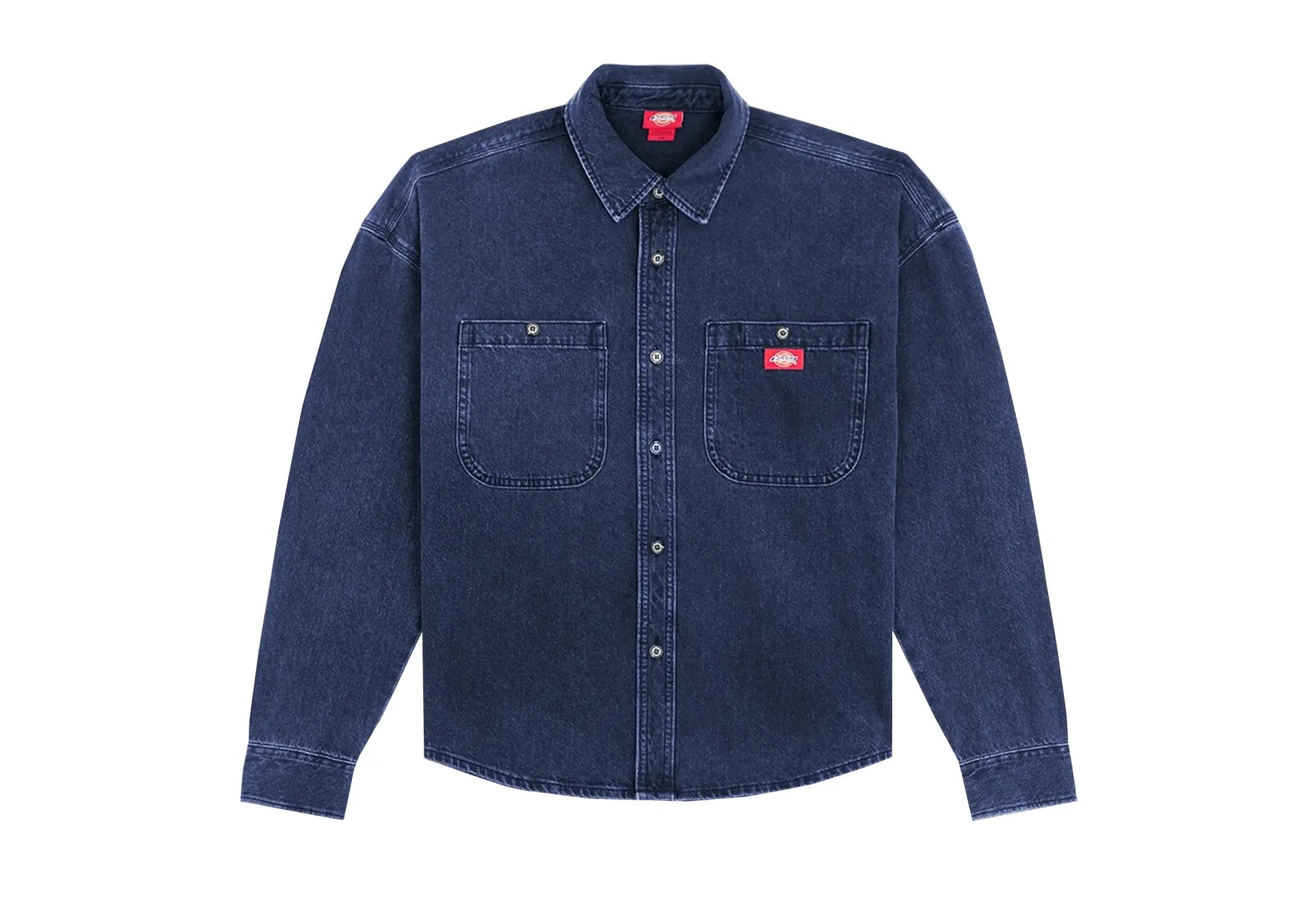 Dickies Chemise en jean à manches longues Mechanic Raw Blue Dickies