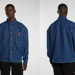 Dickies Chemise en jean à manches longues Mechanic Raw Blue Dickies