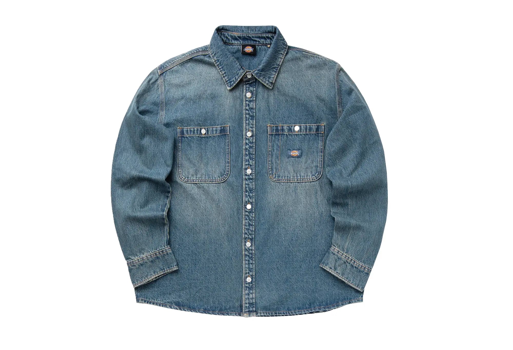 Dickies Chemise en jean à manches longues Mechanic kaki Dickies