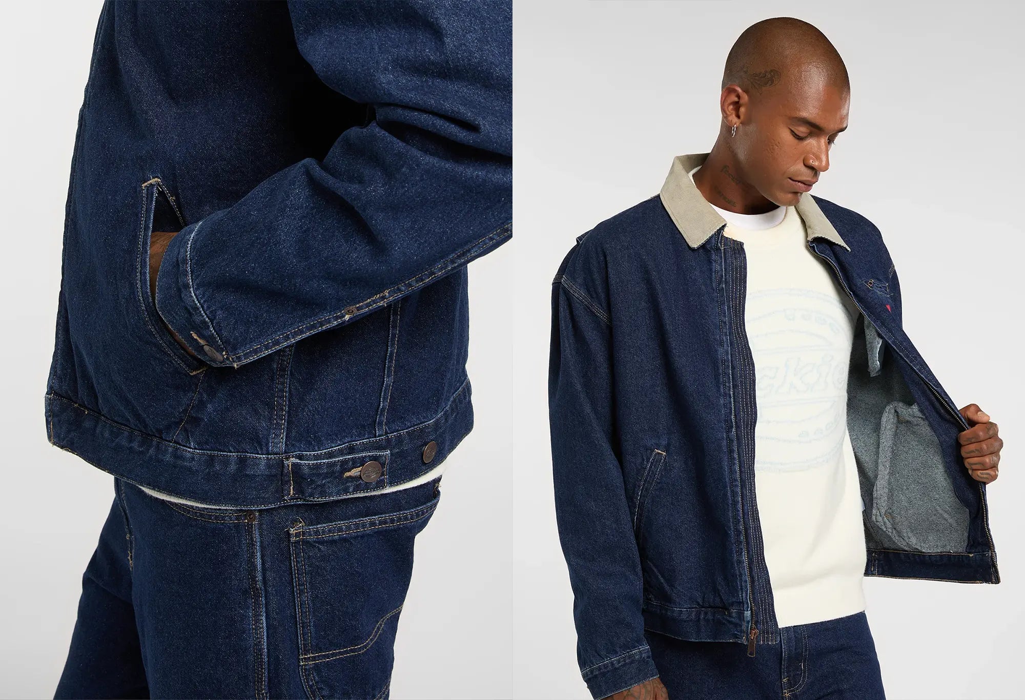 Dickies Denim Painter Jacket Dark Indigo Dickies