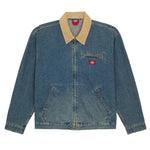 Dickies Denim Painter Jacket Khaki Tinted Blue Dickies