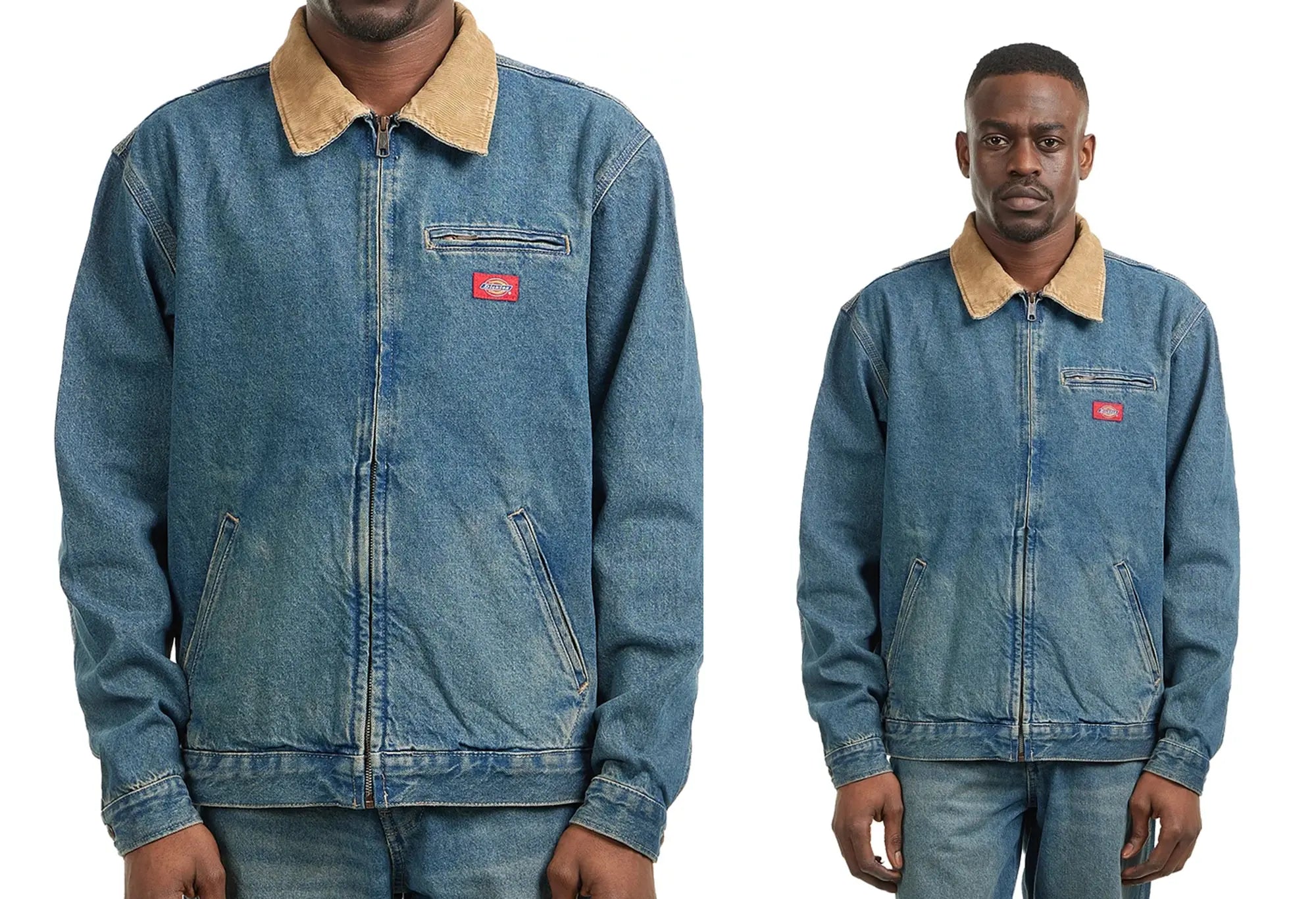 Dickies Denim Painter Jacket Khaki Tinted Blue Dickies