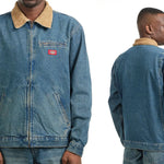 Dickies Denim Painter Jacket Khaki Tinted Blue Dickies