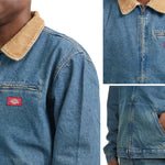 Dickies Denim Painter Jacket Khaki Tinted Blue Dickies