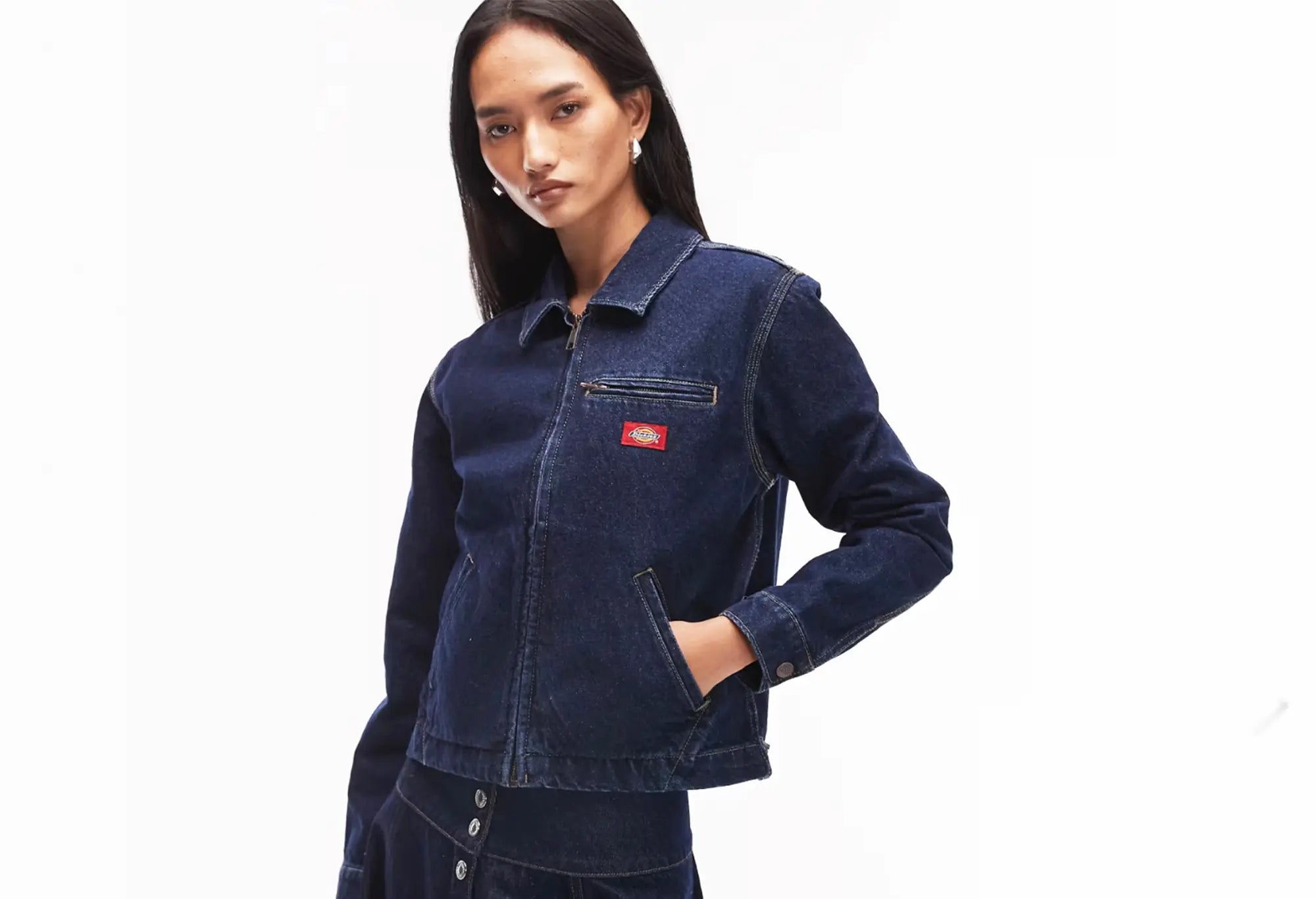 Dickies Denim Painter Jacket W Dark Indigo Dickies