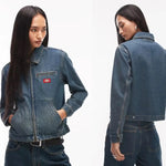 Dickies Denim Painter Jacket W Khaki Tinted Blue Dickies