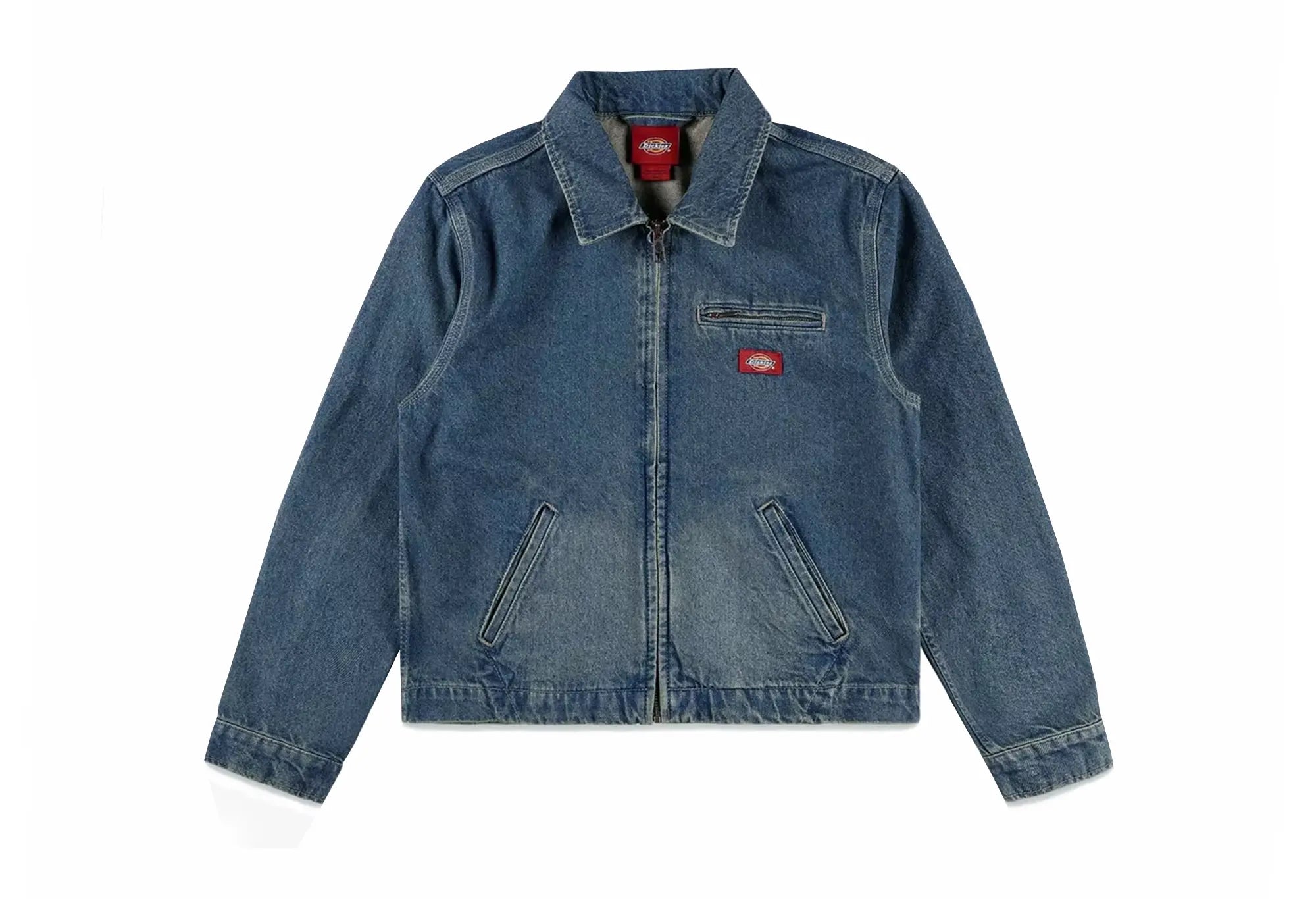 Dickies Denim Painter Jacket W Khaki Tinted Blue Dickies