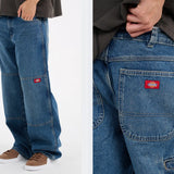 Dickies Jean Ample Double Knee - Bleu Dickies