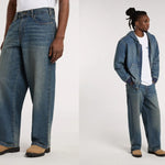 Dickies Jean droit Ample Hilham Kaki blue Dickies