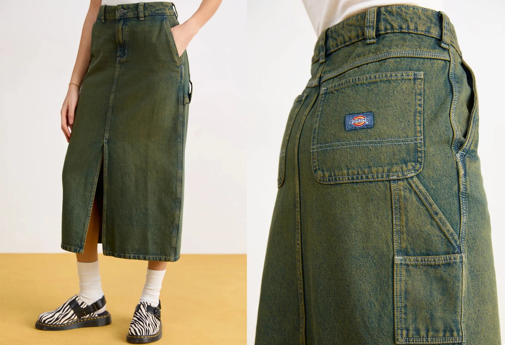 Dickies Jupe en Jean Longue Carpenter Dickies