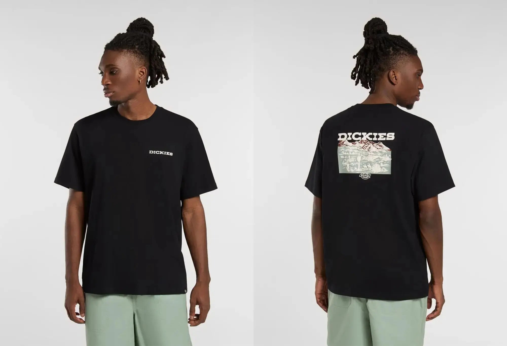 Dickies T-Shirt Landscape noir Dickies