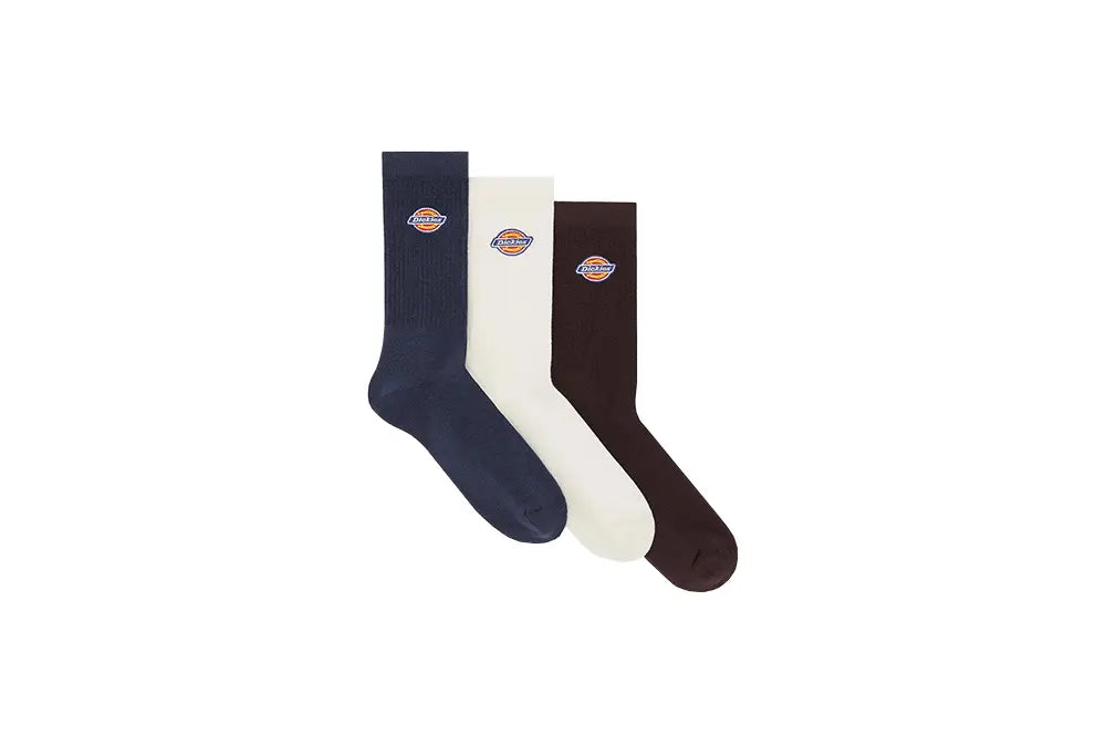 Dickies Lot de 3 Chaussettes - Valley Grove - Navy Blue Dickies