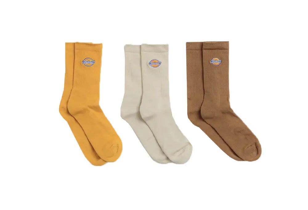 Dickies Lot de 3 Chaussettes - Valley Grove - Stone Dickies