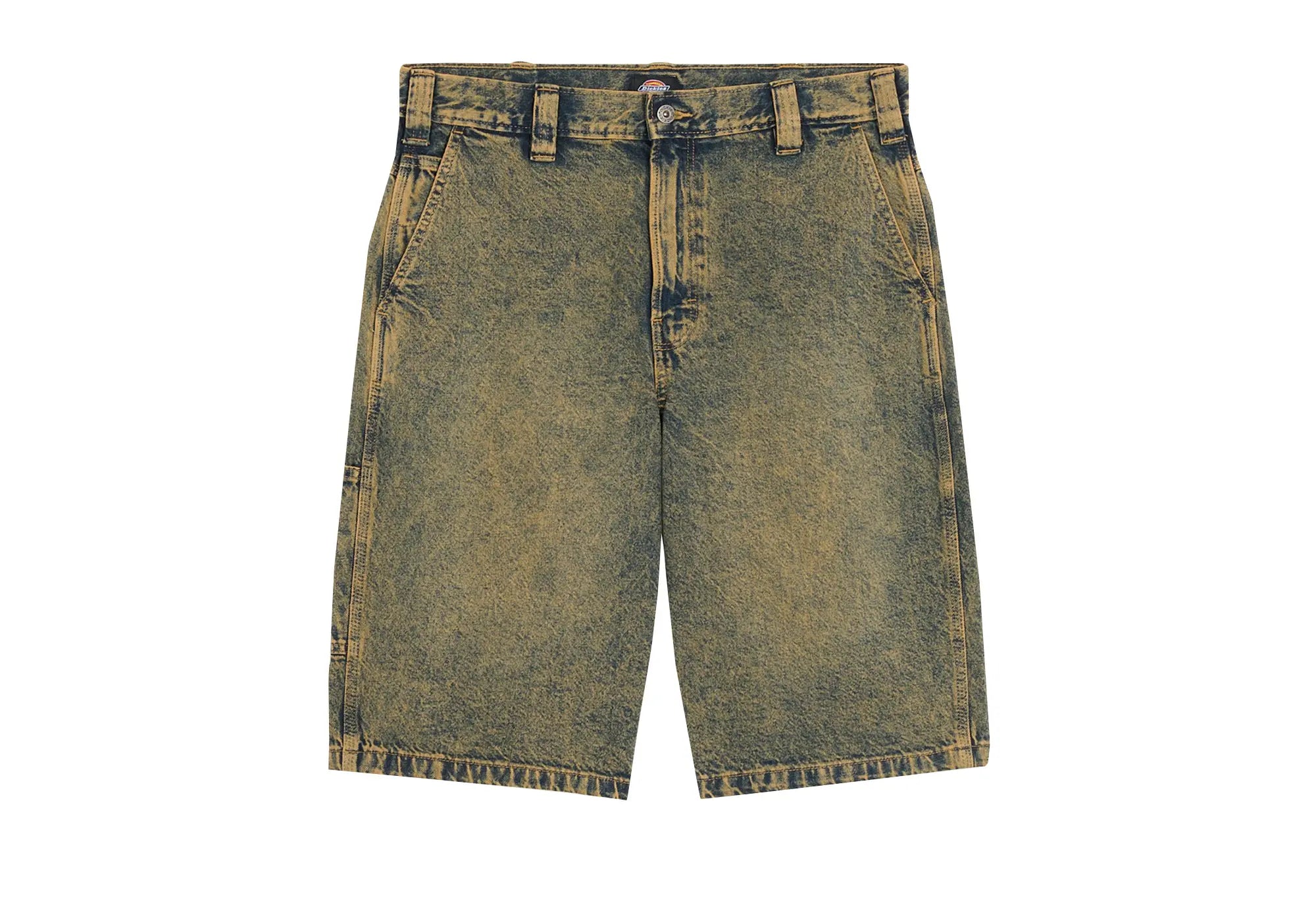 Dickies Madison Denim Shorts 'Yellow Fade' Dickies