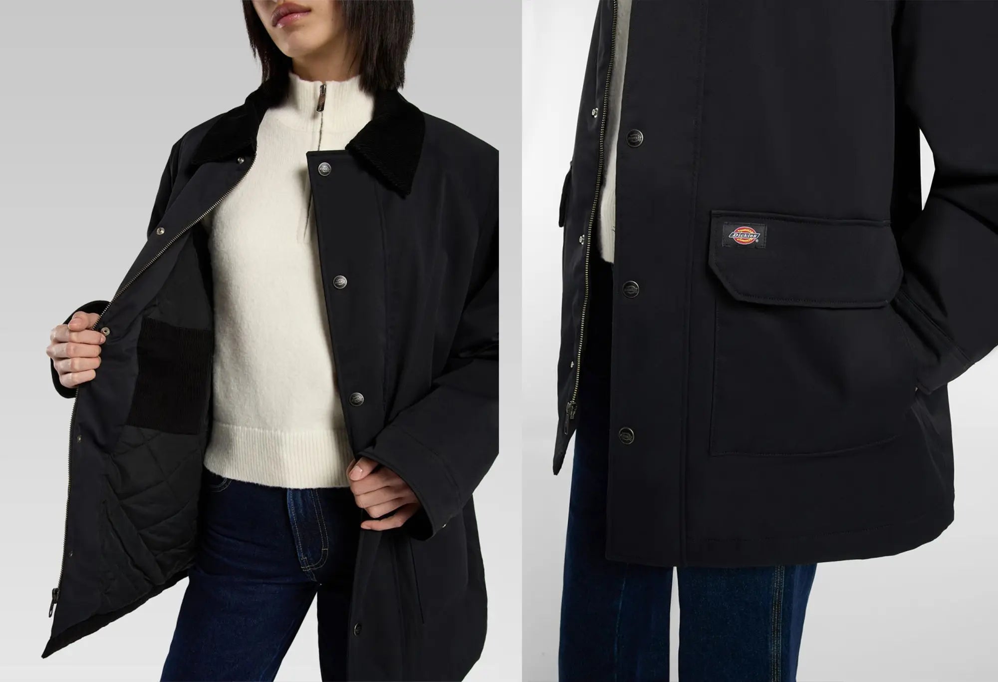 Dickies Manteau Medina Noir Dickies