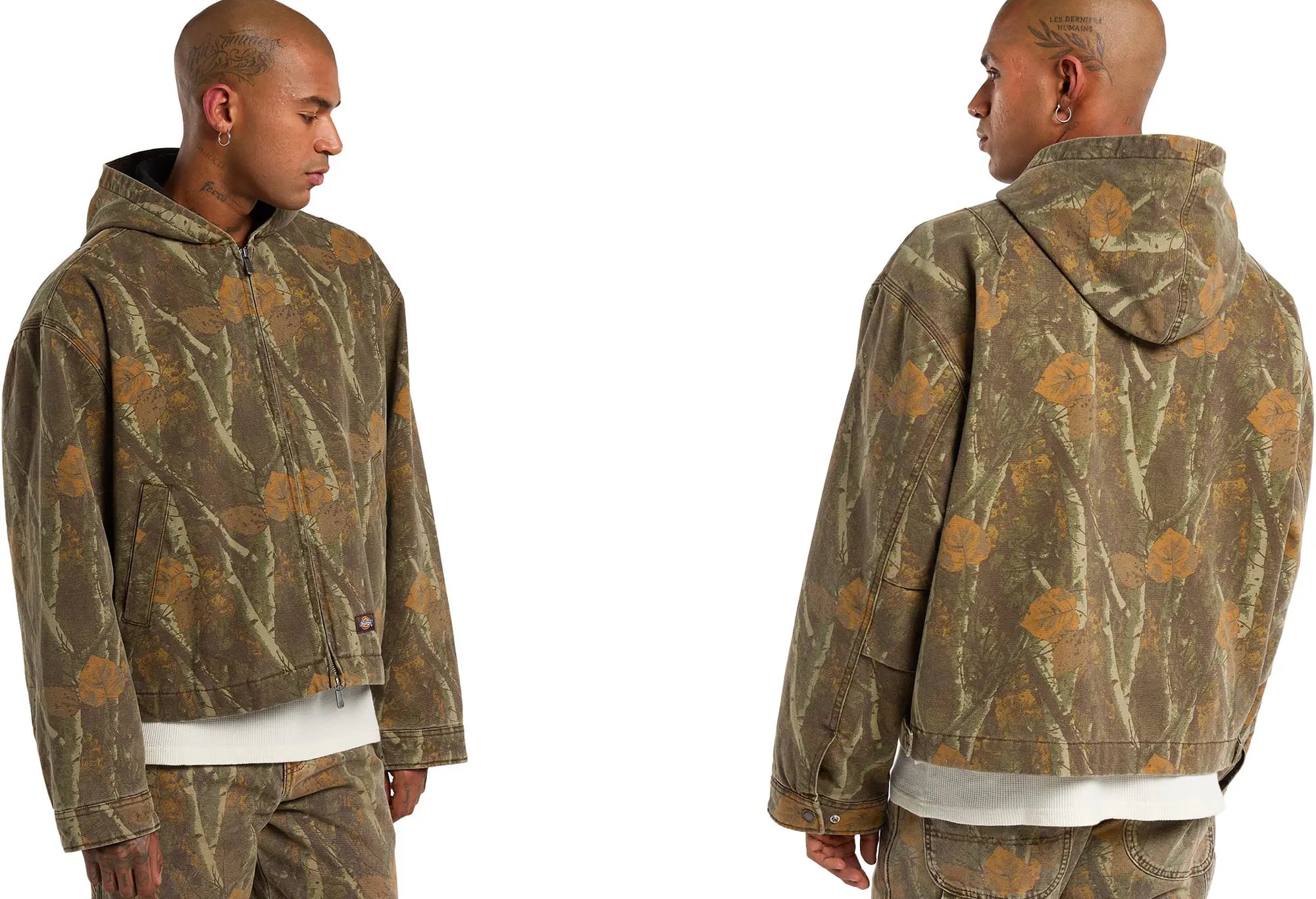 Dickies Miami Canvas Camo Hooded Jacket Camouflage Dickies