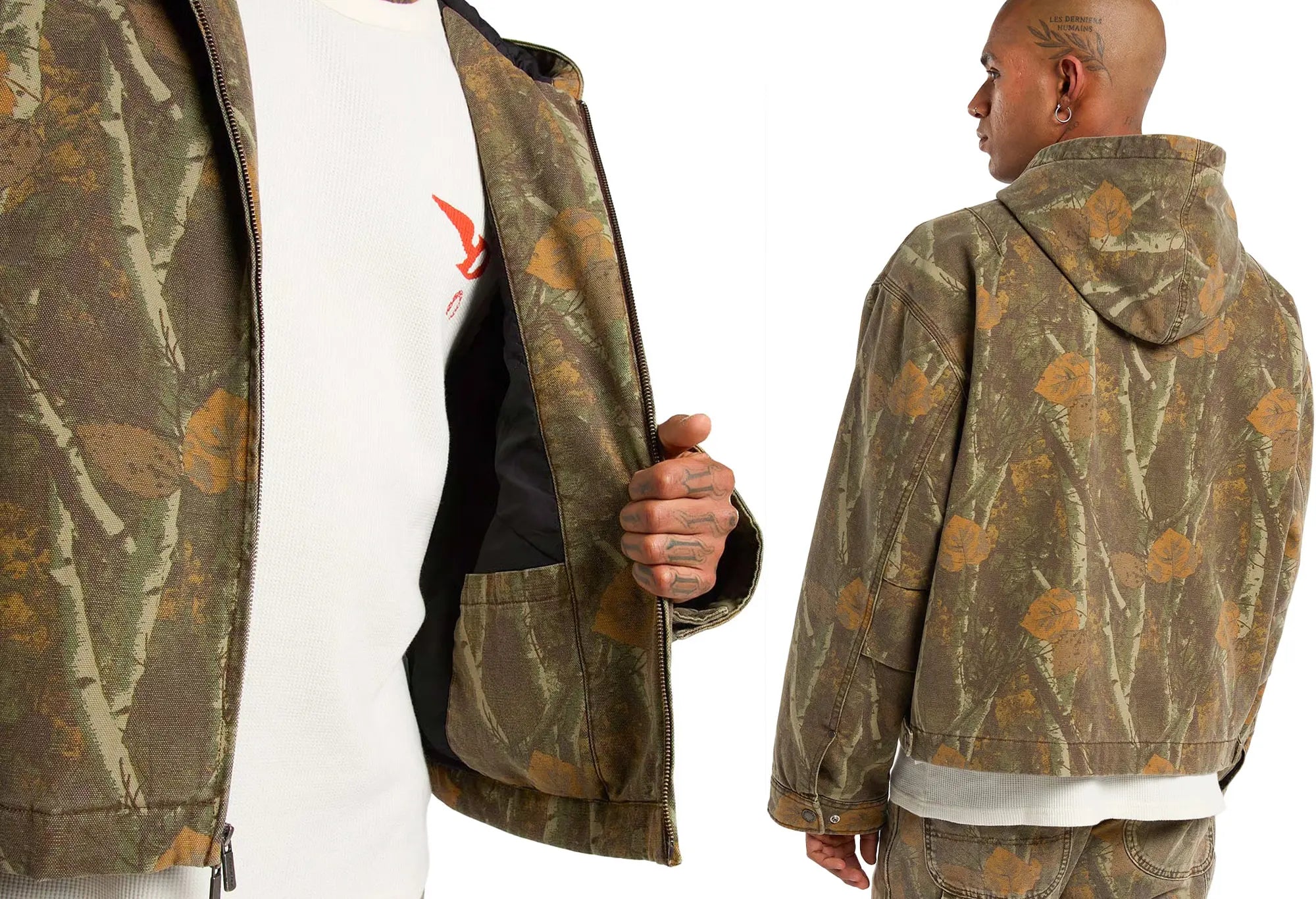 Dickies Miami Canvas Camo Hooded Jacket Camouflage Dickies