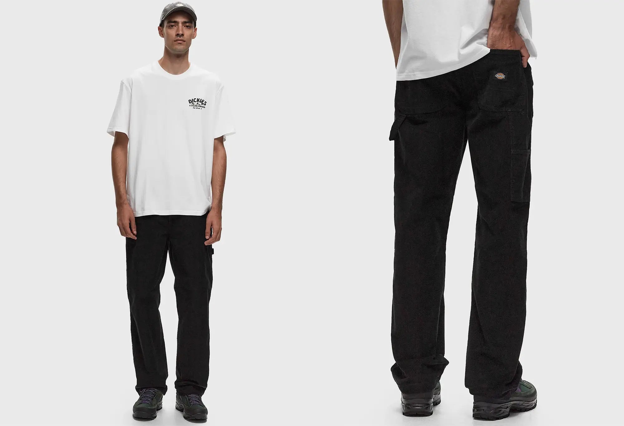 Dickies Pantalon Carpenter Corduroy Noir Dickies