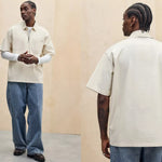 Dickies Ranch QZ Shirt SS - Beige Dickies