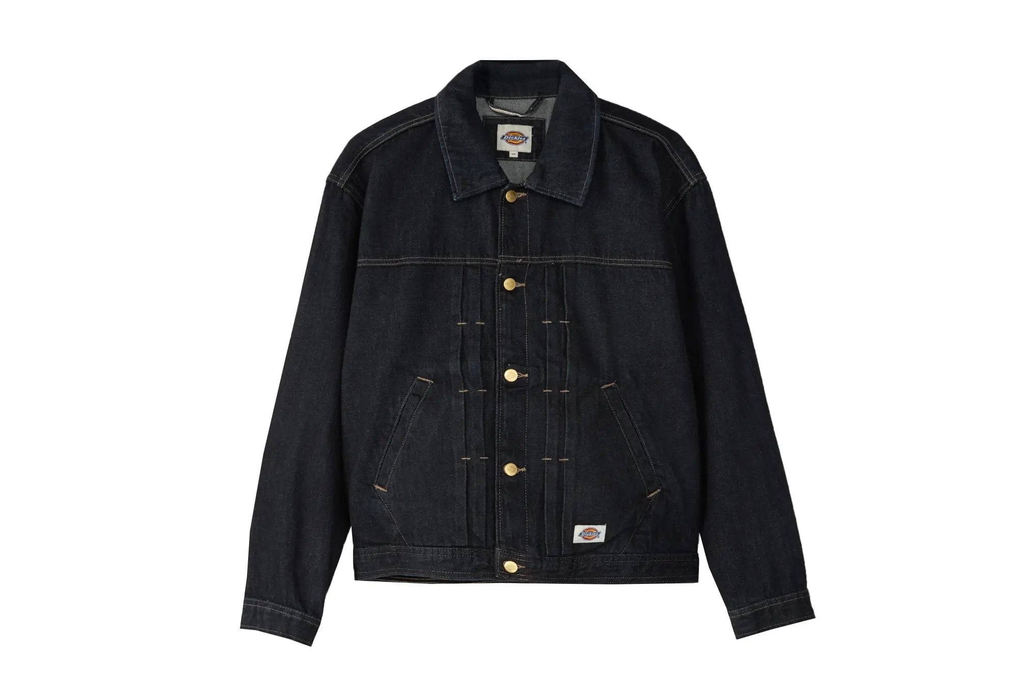 Dickies Selvedge Pleated Denim Jacket Rinsed Dickies