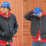 Dickies Selvedge Pleated Denim Jacket Rinsed Dickies