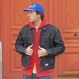 Dickies Selvedge Pleated Denim Jacket Rinsed Dickies