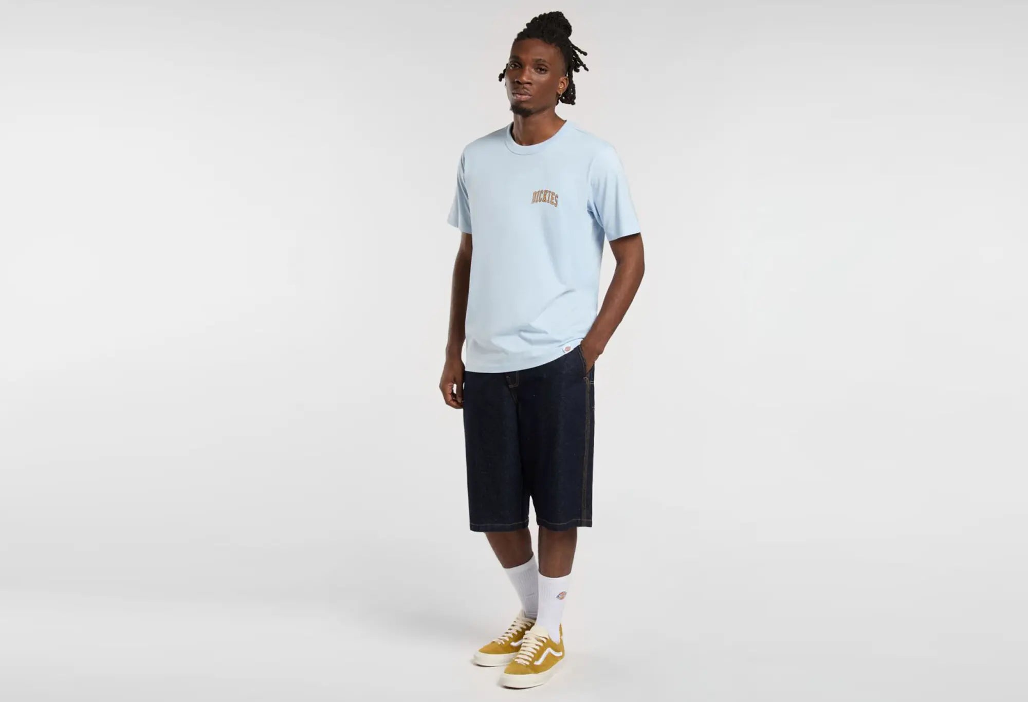 Dickies Short En Jean Madison Bleu Fonçé Dickies