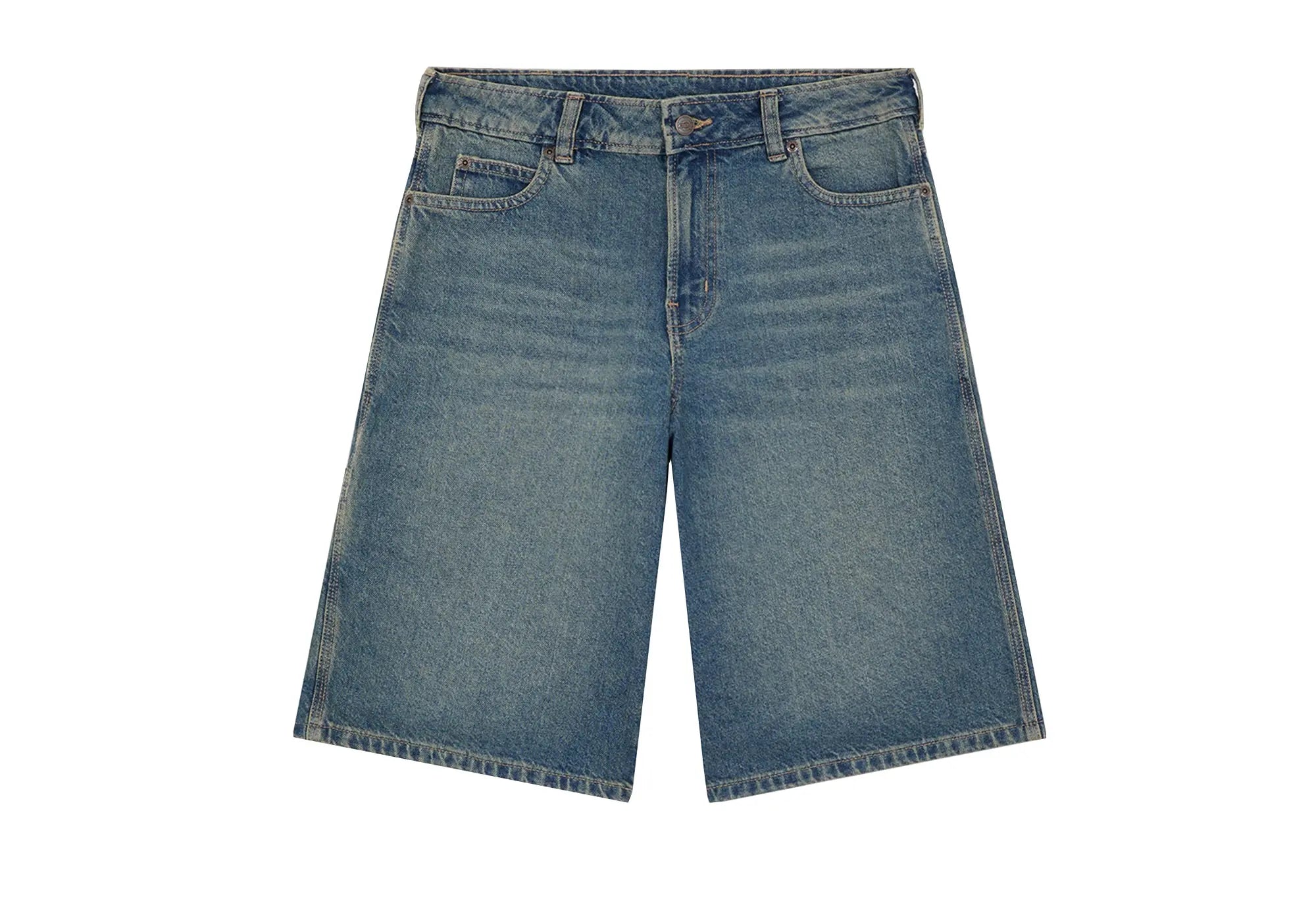 Dickies Short en jean ample 957 13-Inch - Khaki tinted blue Dickies