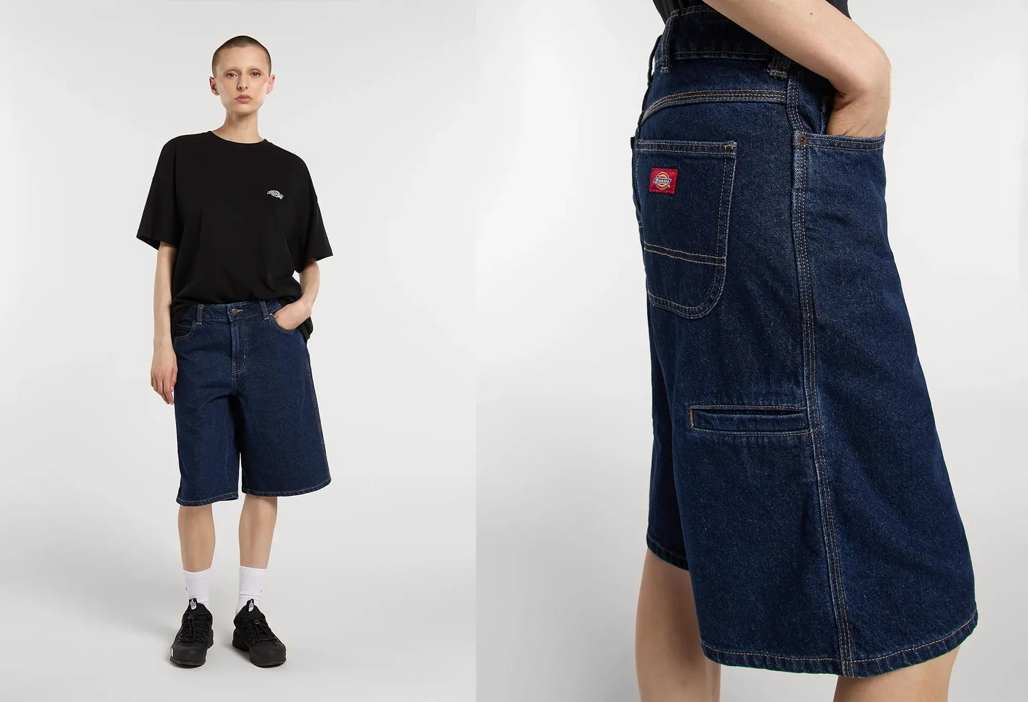 Dickies Short en jean ample 957 13-Inch - Rinsed Dickies