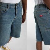 Dickies Short en jean ample 958 13-Inch - Khaki tinted blue Dickies