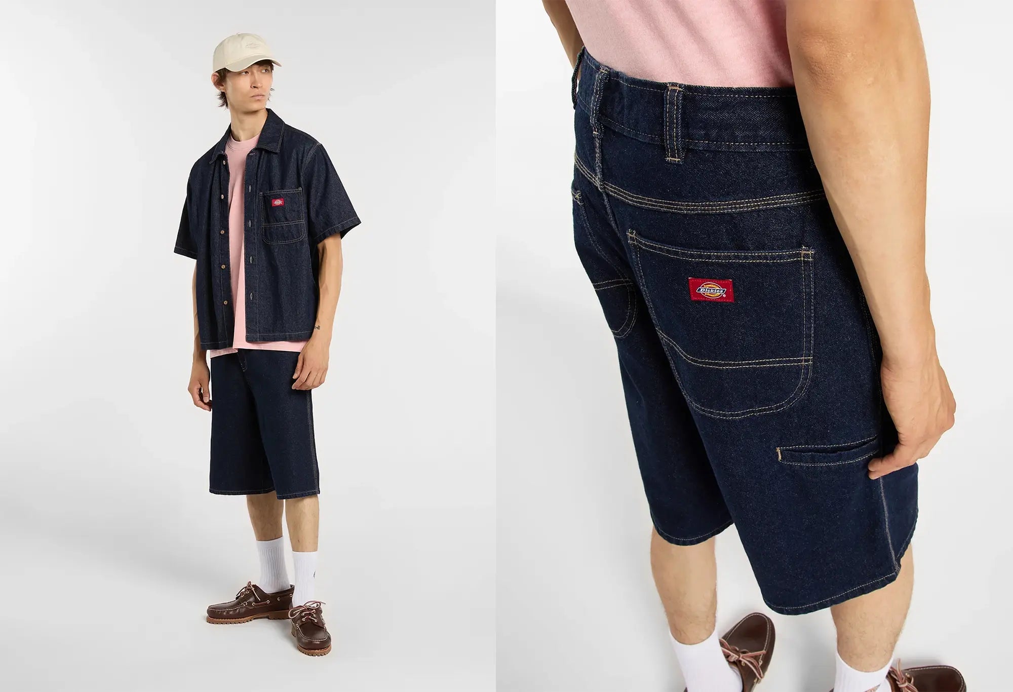 Dickies Short en jean ample 958 13-Inch - Rinsed Dickies