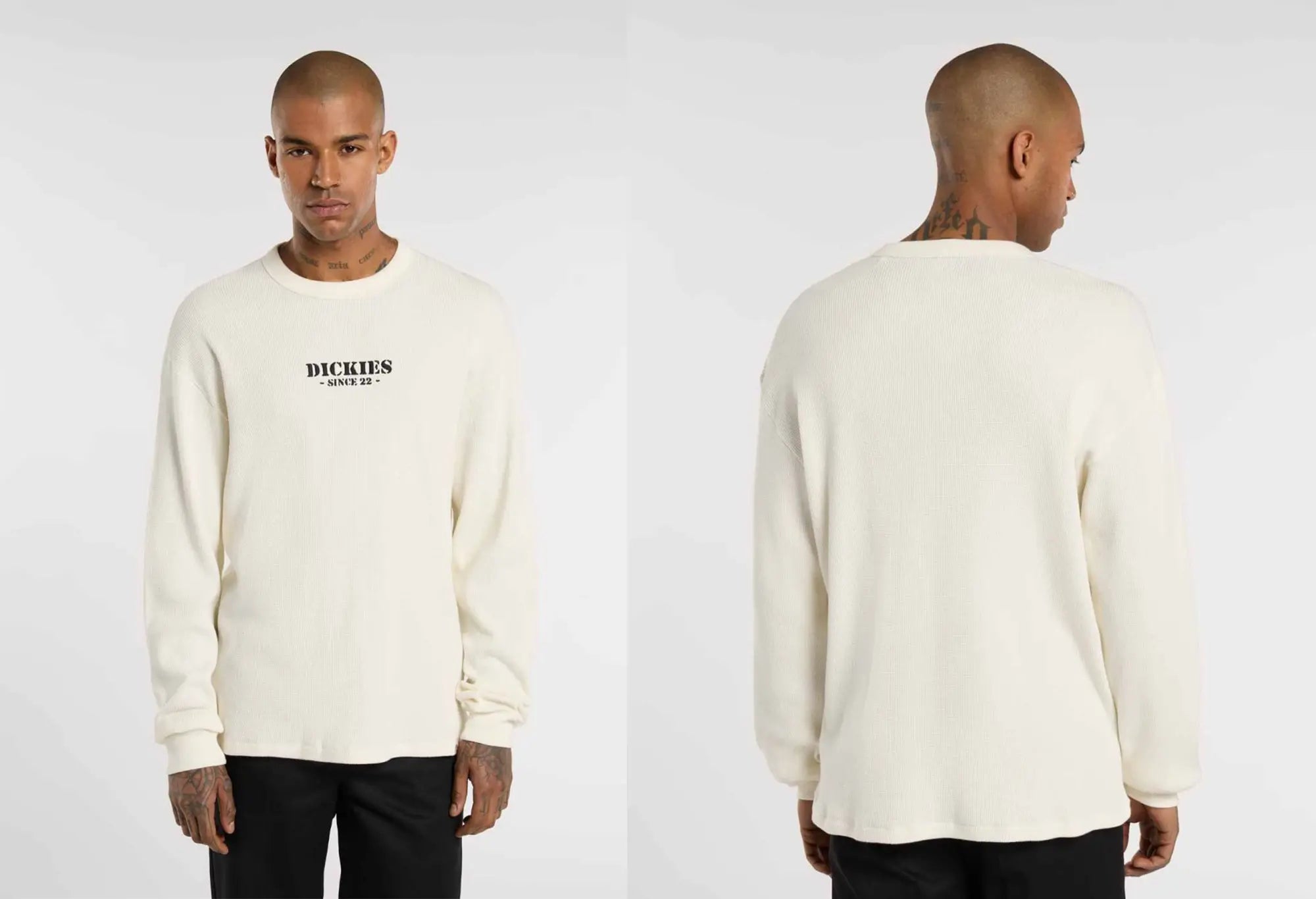 Dickies T-Shirt Manches Longues Waffle Egret Dickies