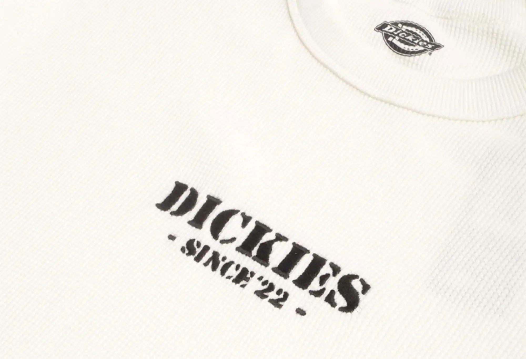 Dickies T-Shirt Manches Longues Waffle Egret Dickies