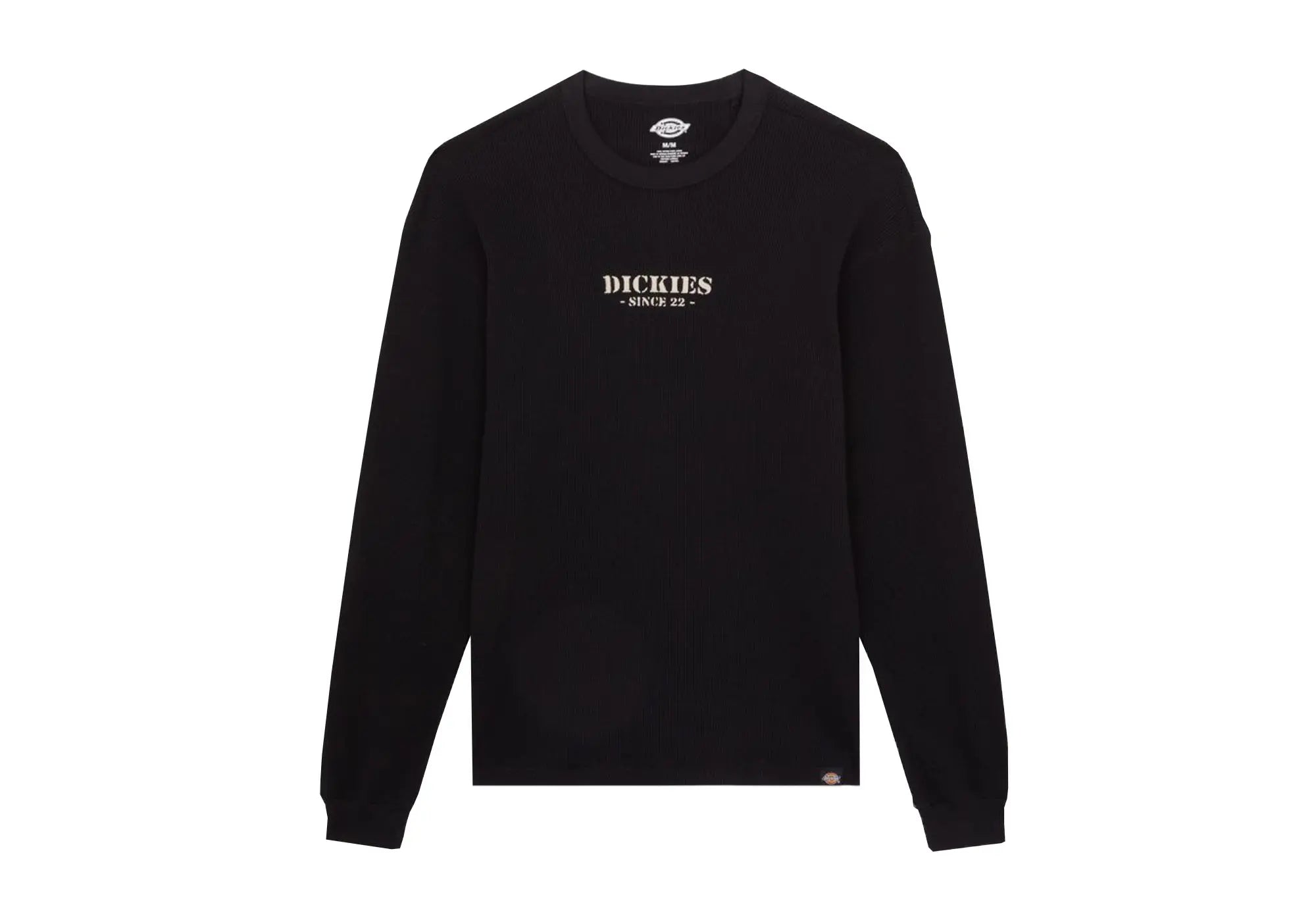 Dickies T-Shirt Manches Longues Waffle Noir Dickies