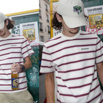 Dickies T-Shirt à rayures York Beige Dickies