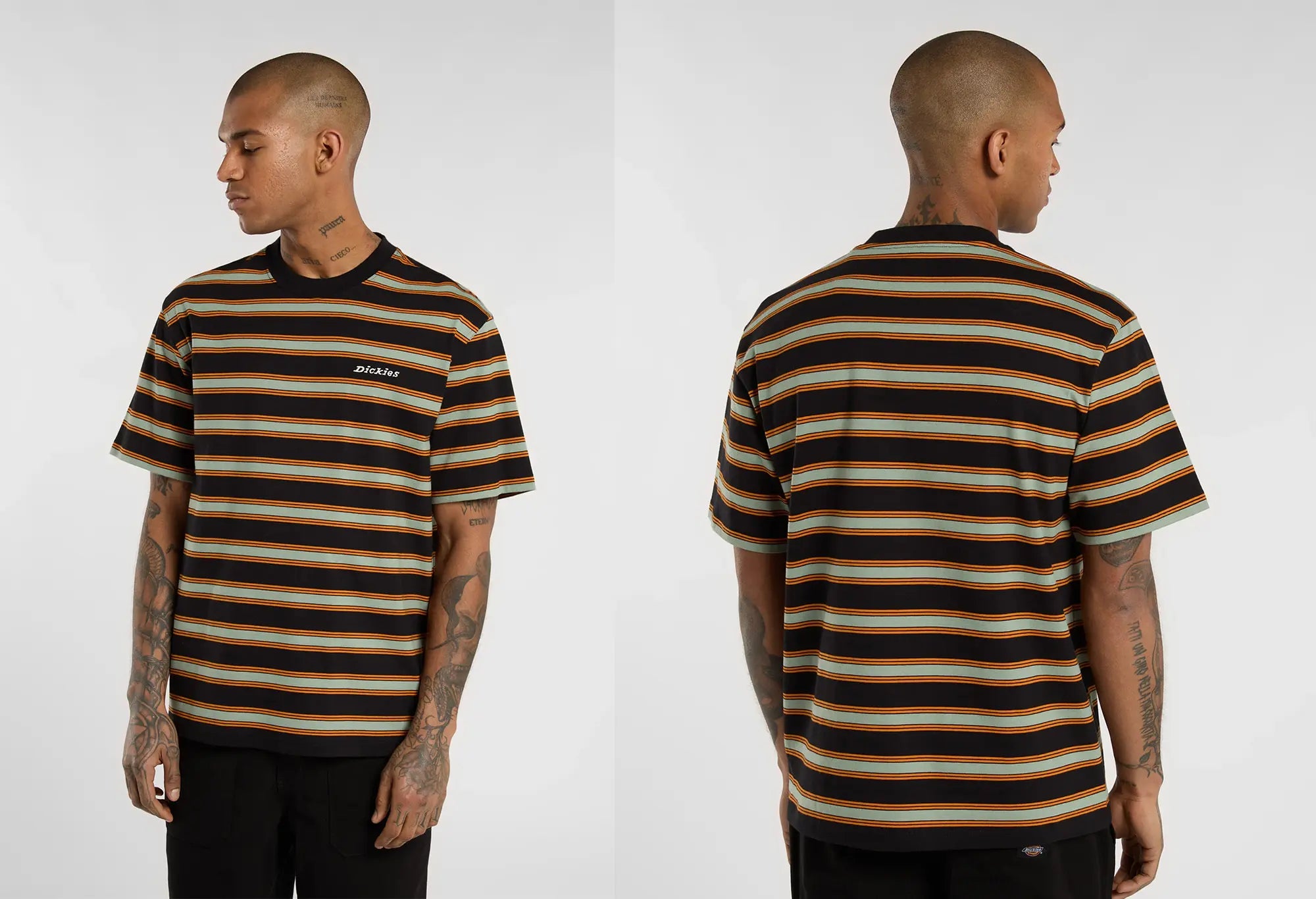 Dickies T-Shirt à rayures York Noir Dickies