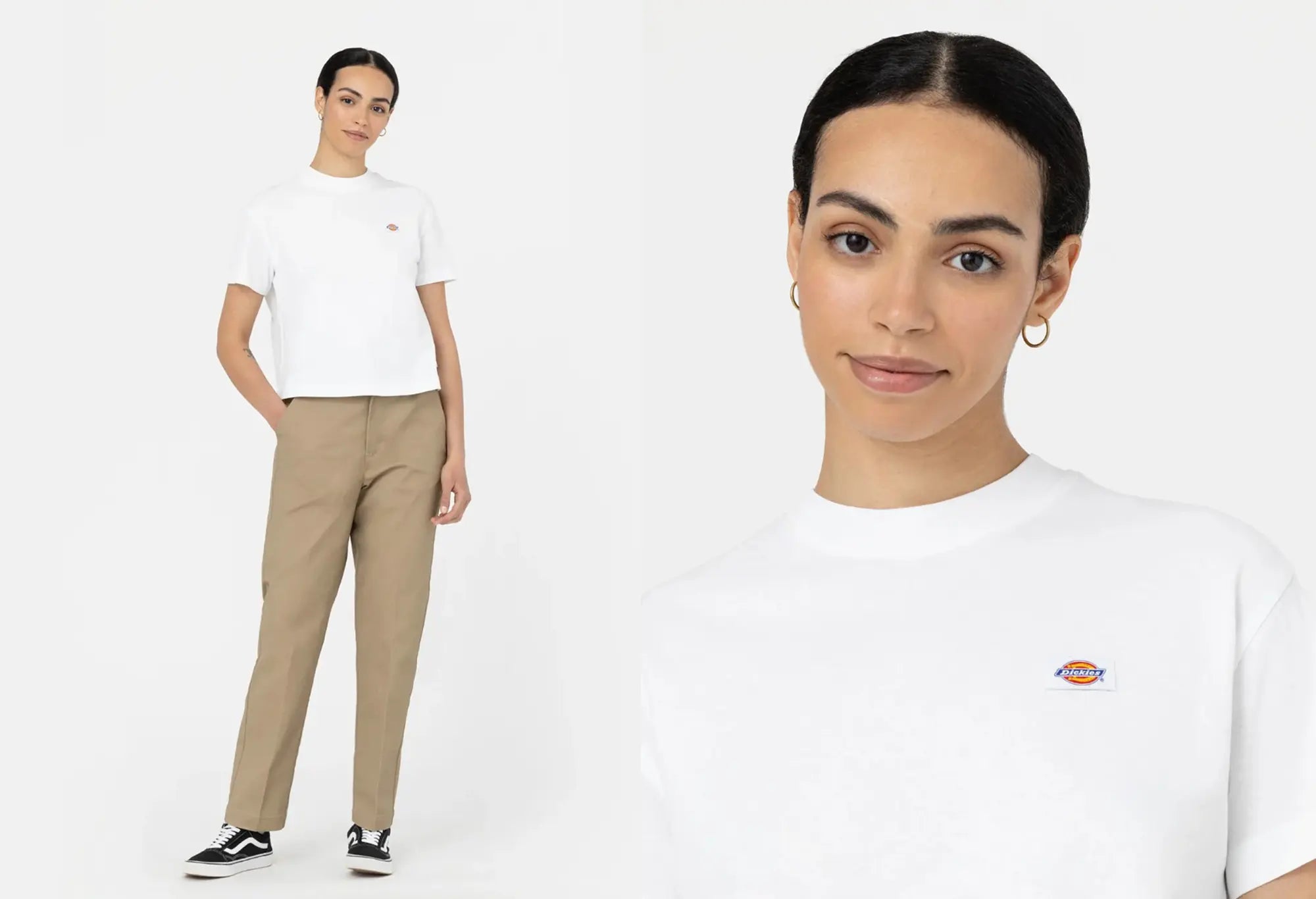 Dickies T-shirt Oakport Boxy - Blanc Dickies