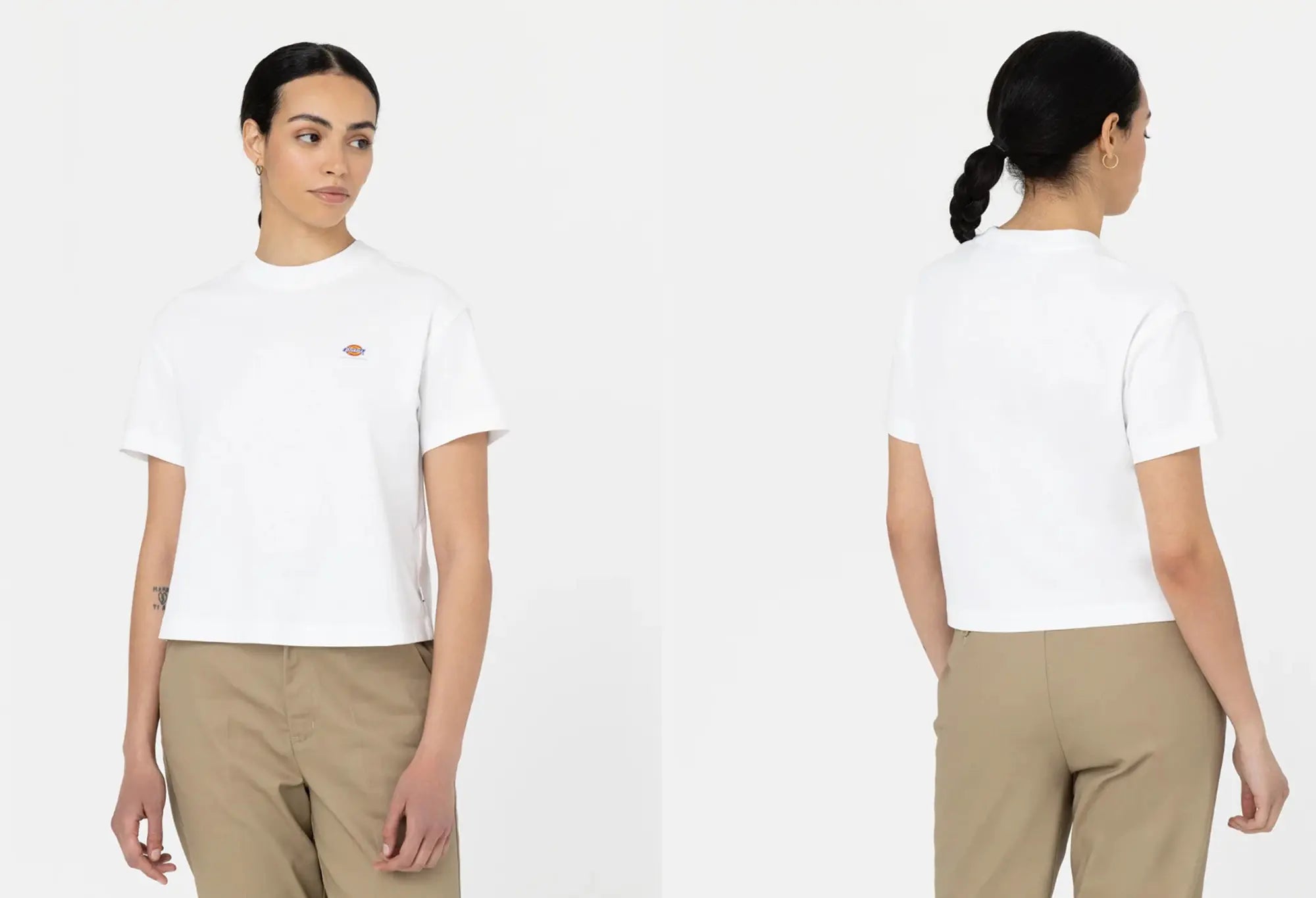 Dickies T-shirt Oakport Boxy - Blanc Dickies