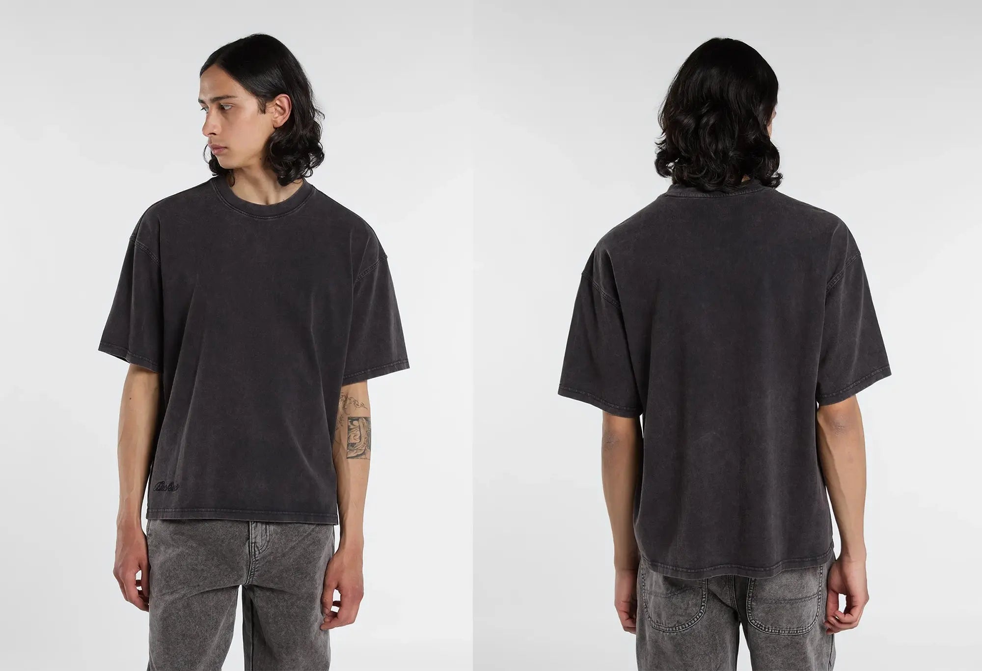 Dickies T-shirt mi-lourd Baker - Noir Dickies