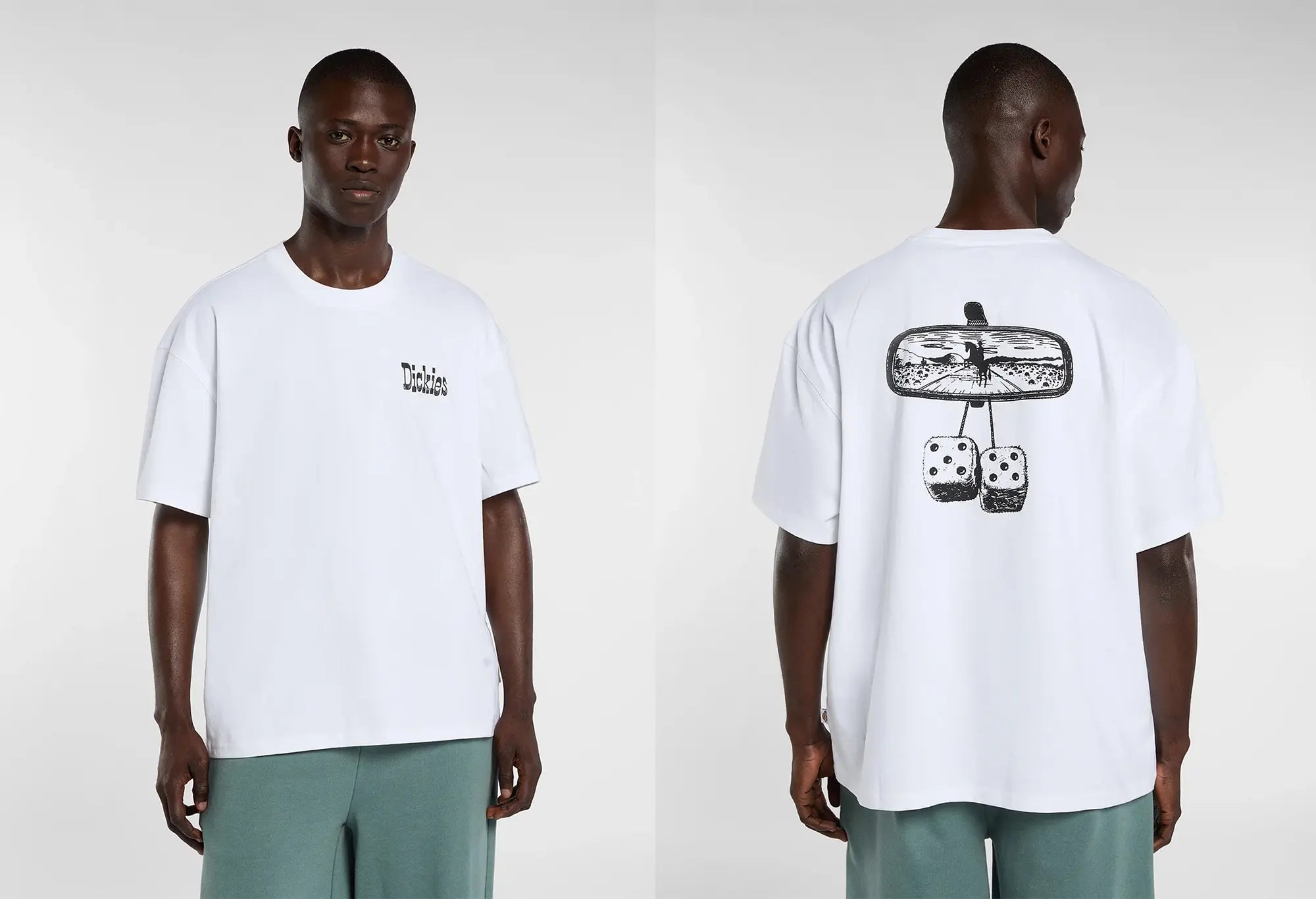 Dickies T-shirt mi-lourd Polk - Blanc Dickies