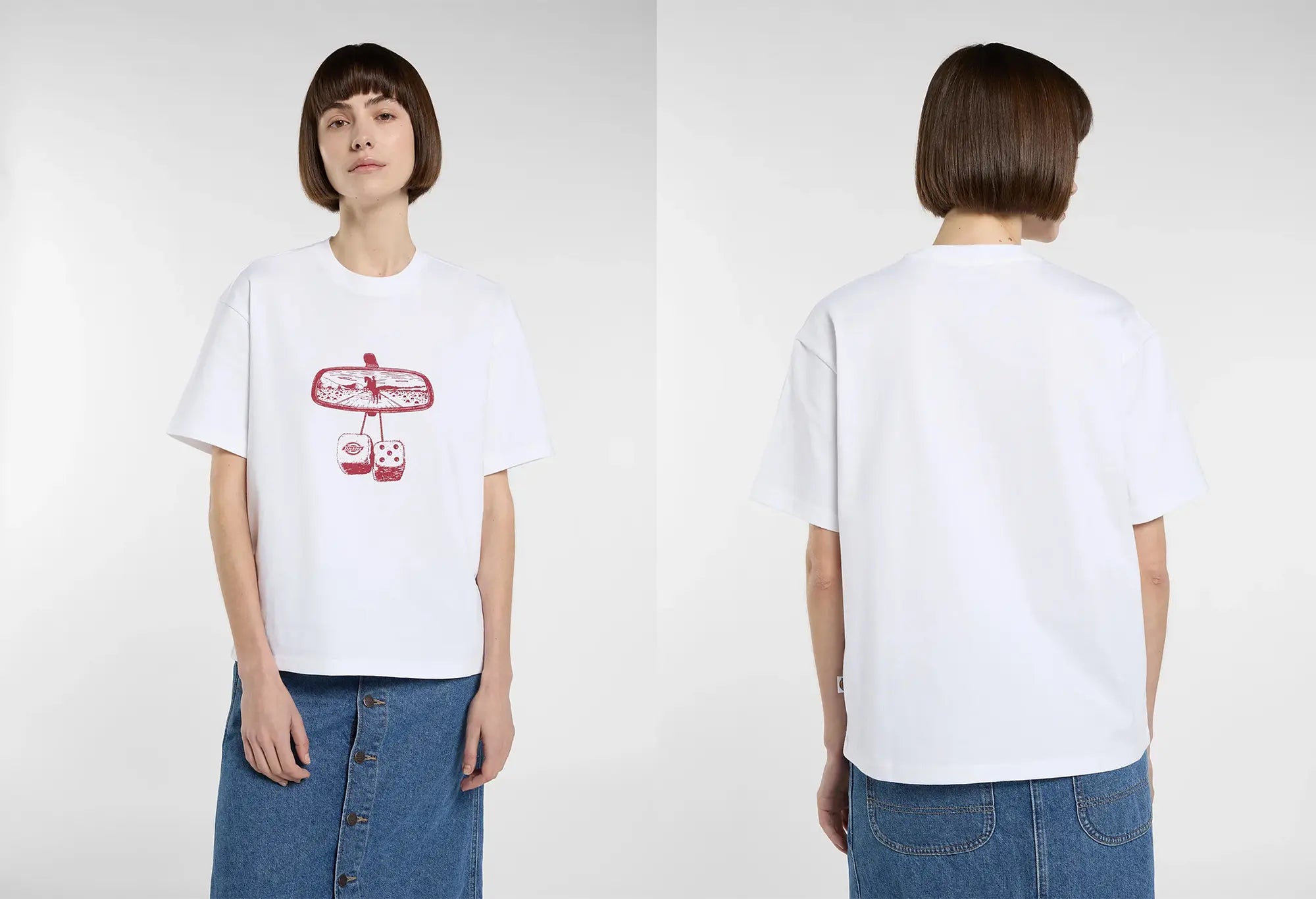Dickies T-shirt mi-lourd Polk Femme Dickies