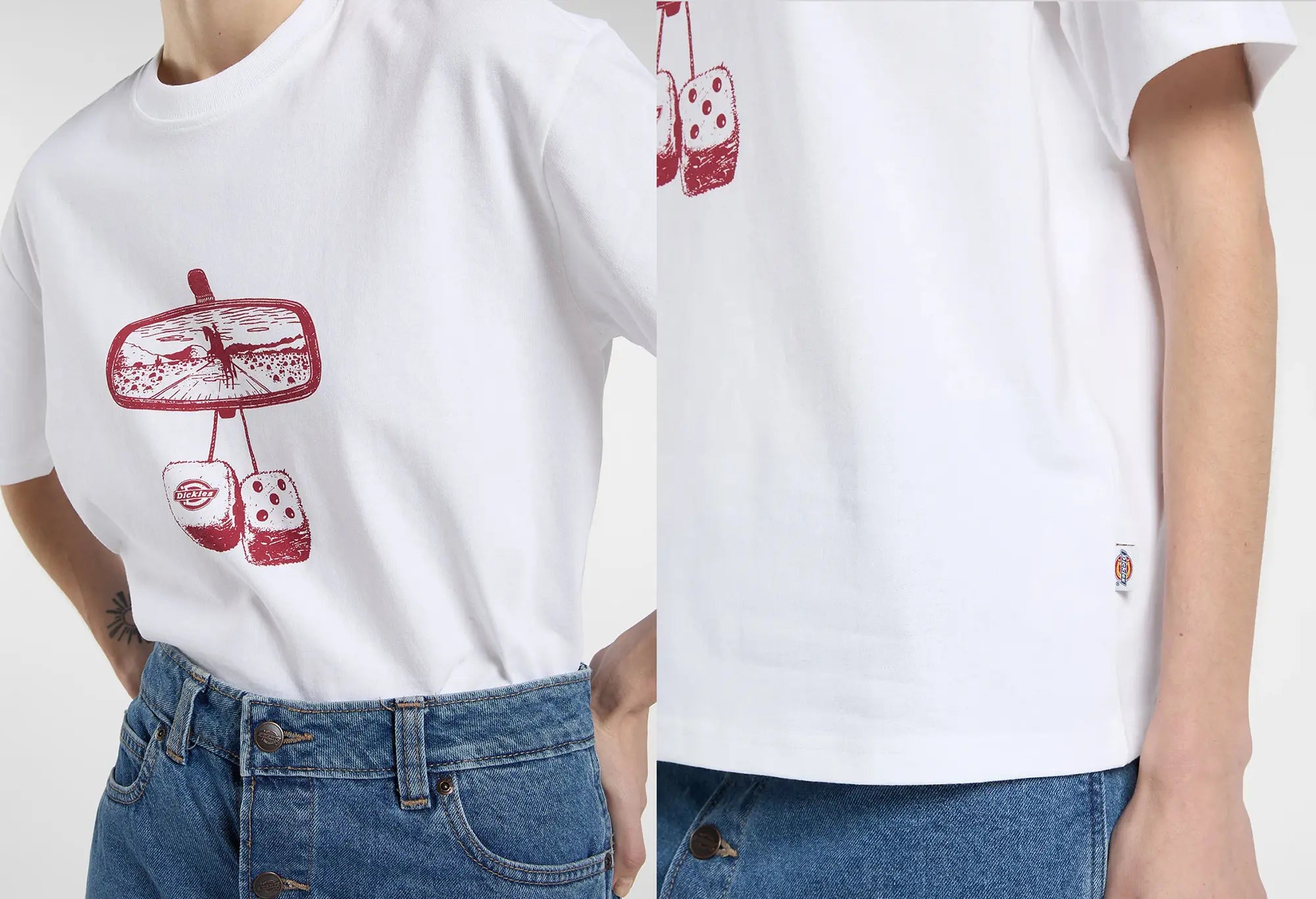 Dickies T-shirt mi-lourd Polk Femme Dickies