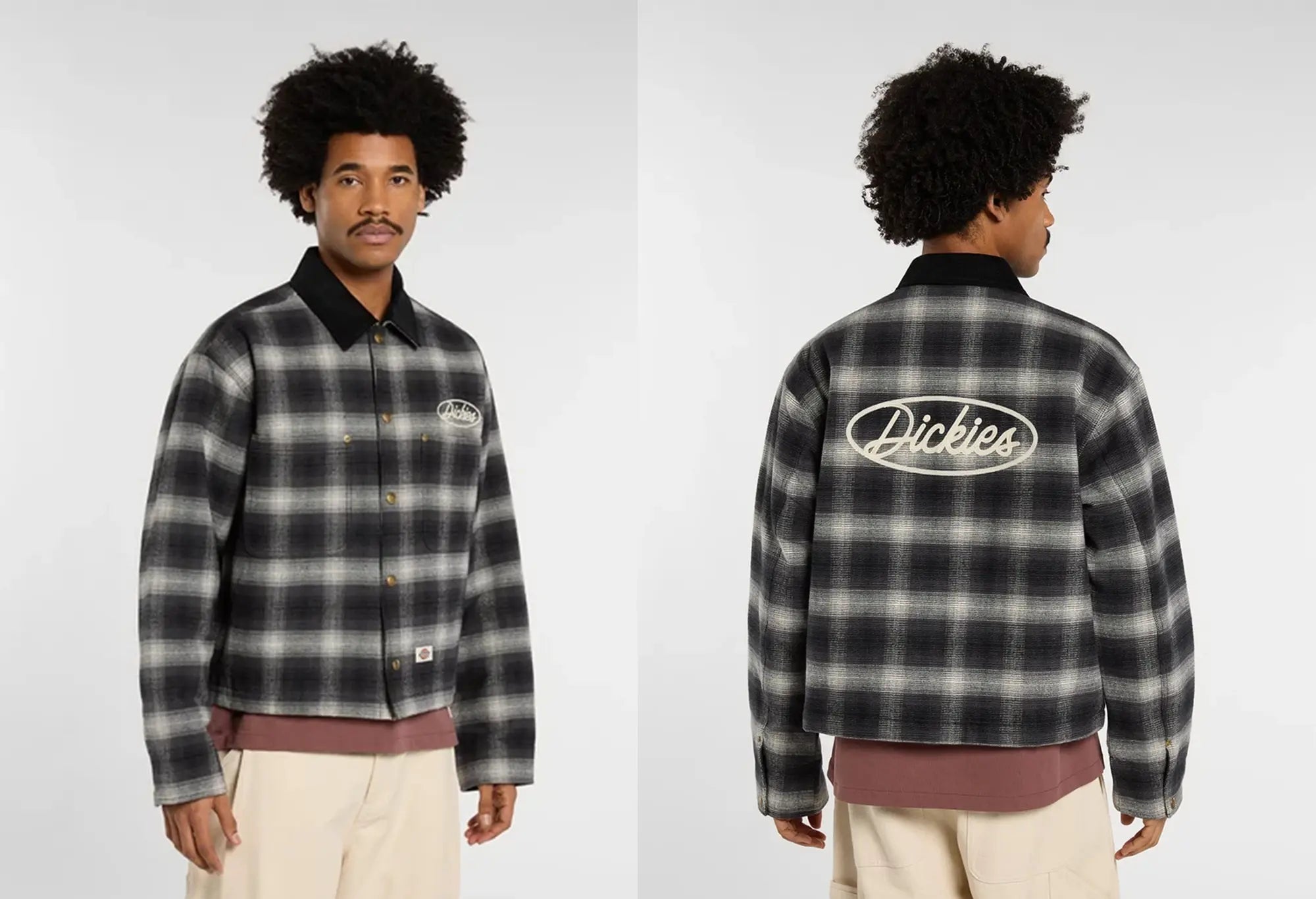 Dickies Veste De Travail En Flanelle Taylor - Black Dickies