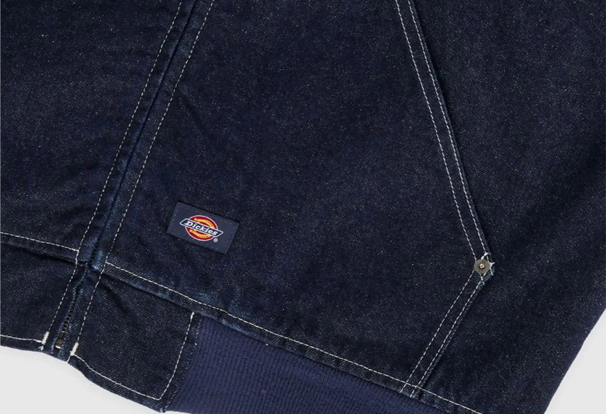 Dickies Veste à Capuche Rinsed Indigo Blue Dickies