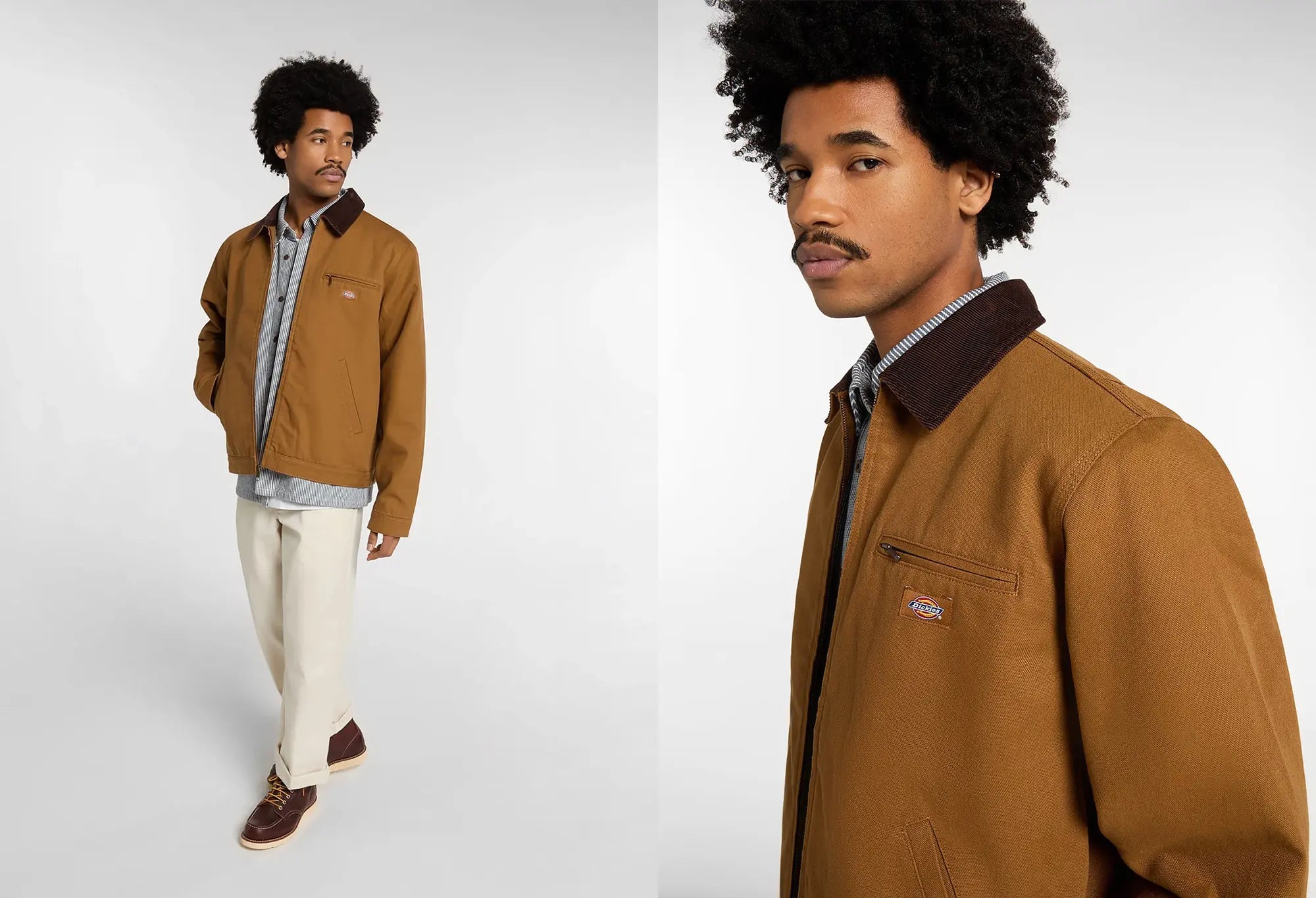Dickies Veste duck canvas 758 - Brown Duck Dickies