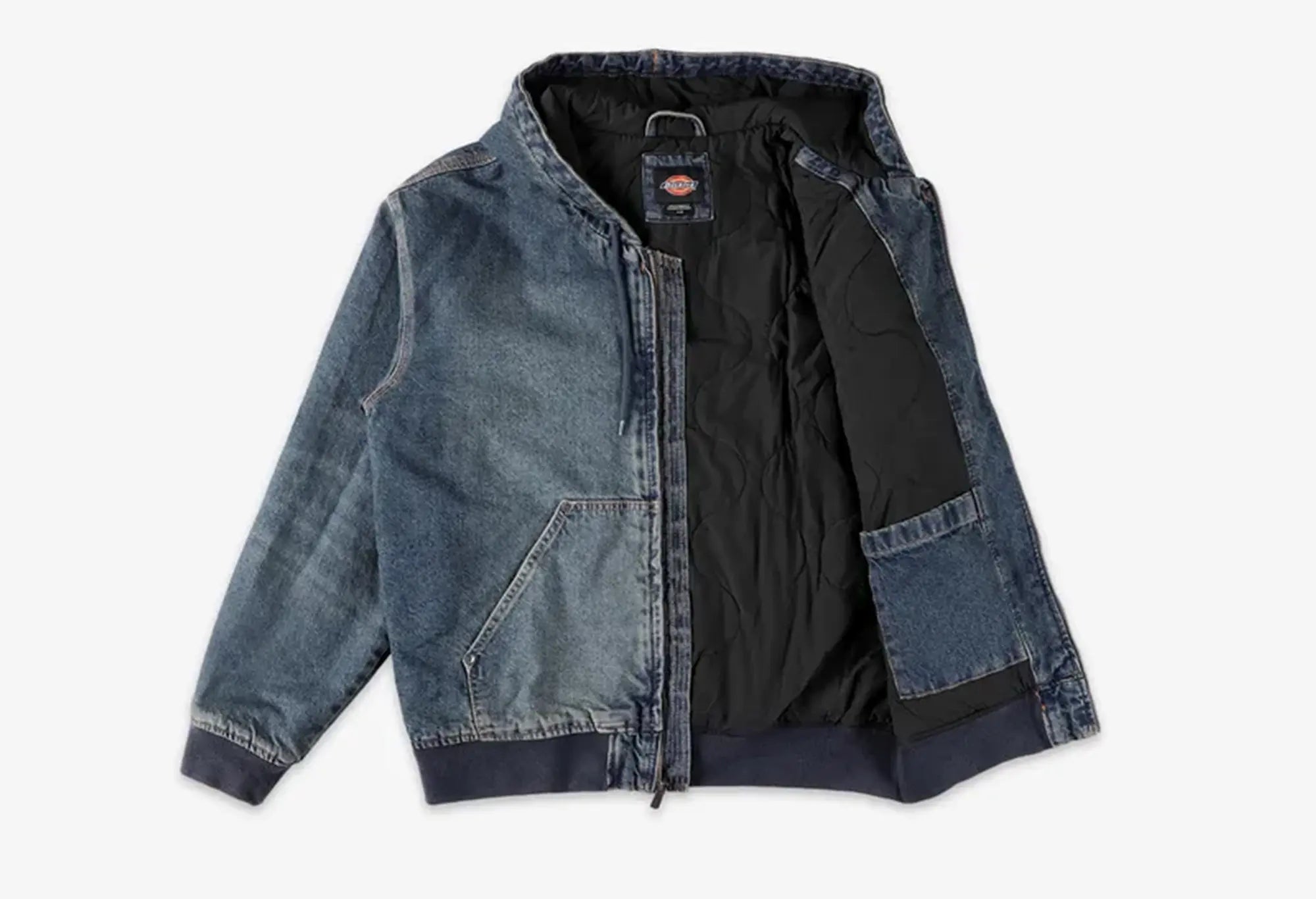 Dickies Veste en jean à capuche Hilham Bleu Clair Dickies